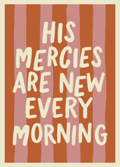 Christian inspirational typography poster set, hand lettered Bible verses and faith quotes. Modern devotional wall art with colorful abstract backgrounds, minimalist design