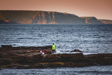 Photo taken at Sea Cliff Bridge in December 2025, showing the iconic coastal bridge and ocean views, with people enjoying walking and sightseeing along the coast.