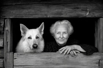 Child hugging dog outdoors, safety and emotional connection—natural lifestyle portrait with soft background, customizable and editable for parenting and wellbeing campaigns.