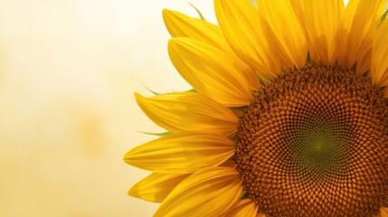 Close-up of a sunflower in bloom
