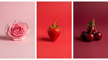 A Trio of Red Hues: Floral and Fruity