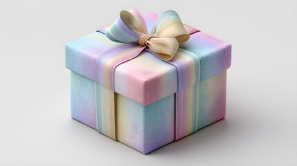 Obraz premium pink gift box