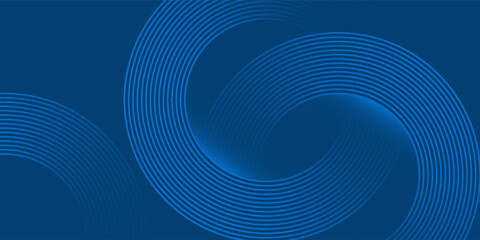 Abstract blue glowing geometric lines modern shiny blue circle lines pattern. Suit for cover, banner, brochure. vector Eps 10