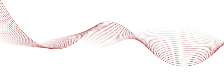 Red stripes on a white background. Creative line art. Red waves with lines. Curved wavy line, smooth stripe. vector Eps 10