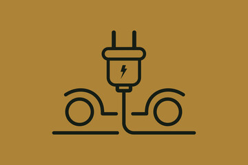 Electric Vehicle Charging Station Icon, Power Supply For Cars, Sustainable Transportation Technology