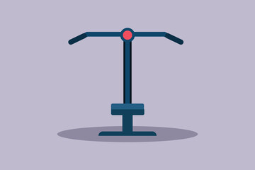 Peck Deck Fly gym property. Gym property Concept. Colored flat vector illustration isolated