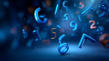 A dynamic and abstract visual composition featuring numerous