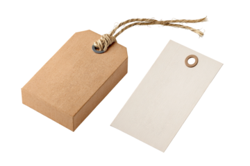 product branding mockup with blank label isolated on transparent background