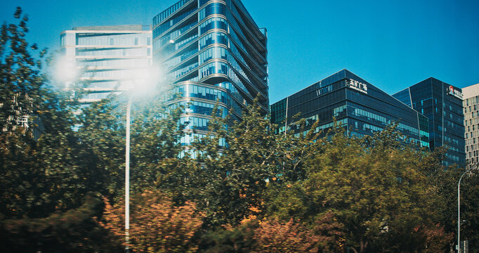 Diverse Cityscape with Architectural Varieties