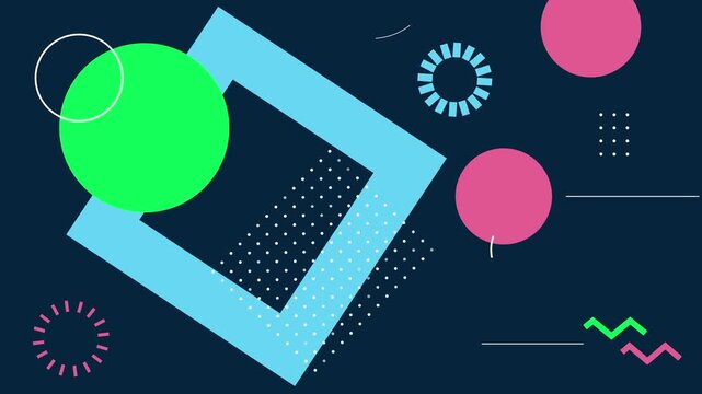 4K Colorful Geometrical Abstract Animated Background Video | 4K geometric abstract animation | colorful polygon shapes | dynamic motion design | seamless looping | vibrant digital background
