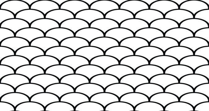 fish scale seamless pattern