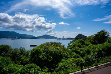 鼠島公園からの風景（長崎市）