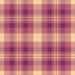 Fototapeta premium Elegant pink tartan pattern. Classic, warm cozy. Ideal for backgrounds, textiles, fashion, or festive designs, adding texture visual interest.