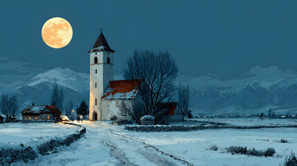 church in the mountains