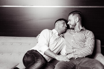 Hugs. Love, romantic relationships between friends.