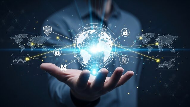 Global connectivity and digital technology concept. - Powered by Adobe