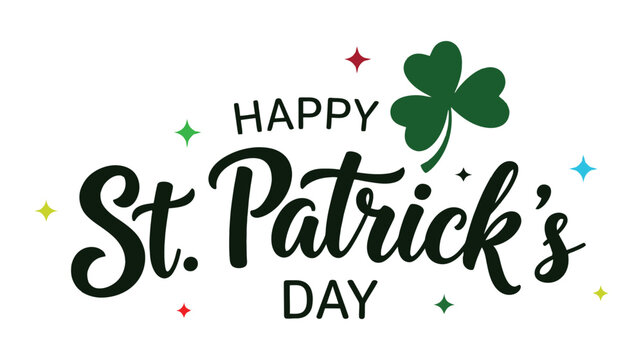 Happy st. patrick's day - Powered by Adobe