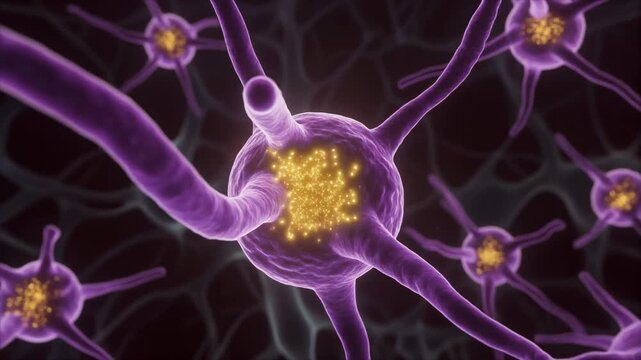 3D Animation of Orexin Neuropeptide Neurons Involved in Wakefulness