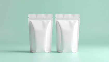 Stand Up Pouch Mockup for Food Packaging
