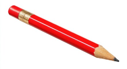Red pencil, close-up