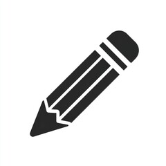 Simple black pencil graphic