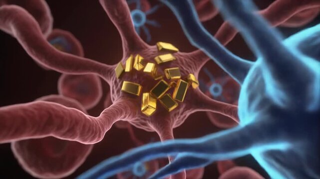 Macro view of dendritic cell antigen presentation with gold nanoparticles