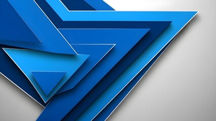 Modern geometric pattern with gradient blue triangles, minimalist and elegant look.