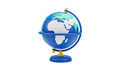 Cartoon Globe on Stand