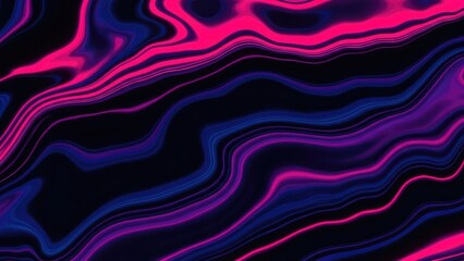 Obraz premium Vibrant Cosmic Neon Swirls and Flowing Lights Abstract Waves With Psychedelic Fluid Motion.jpg