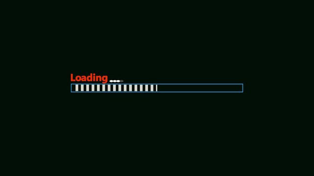  loding animation on a Blck background.Beautiful  Loading icon animation.loading progress bar loading animation.