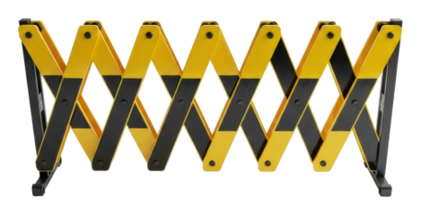 Traffic control barrier design urban area product isolated on transparent background