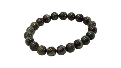 Obraz premium カシデン水晶 天然石ブレスレット マクロ撮影 背景透過