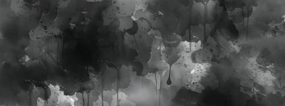 Abstract Smoke and Mist Texture with Expressive Ink Patterns
