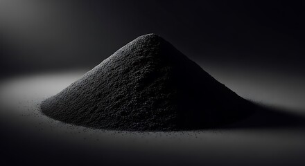 Monochrome Mound - A Study in Shadow and Texture.