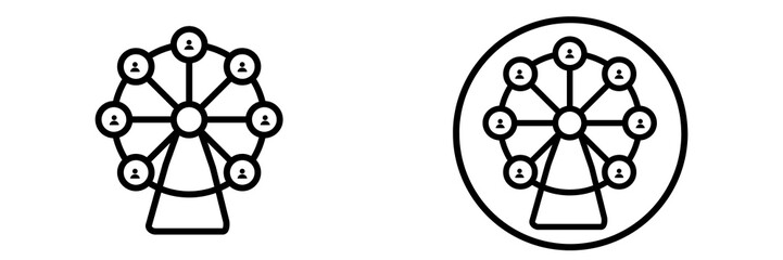 Profile pic vector illustration of an abstract background