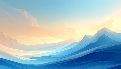 abstract background with mountains