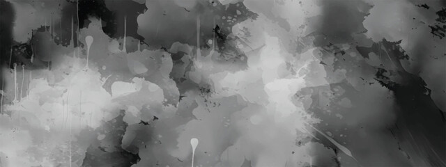 Dark Abstract Fog Texture with Flowing Ink and Soft Gradients