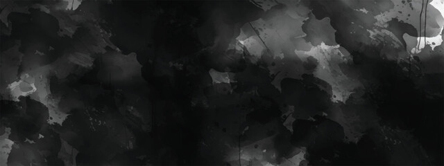 Dark Atmospheric Abstract Texture with Fog Ink and Mysterious Depth