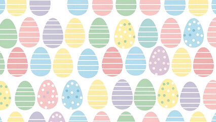 Colorful easter egg pattern