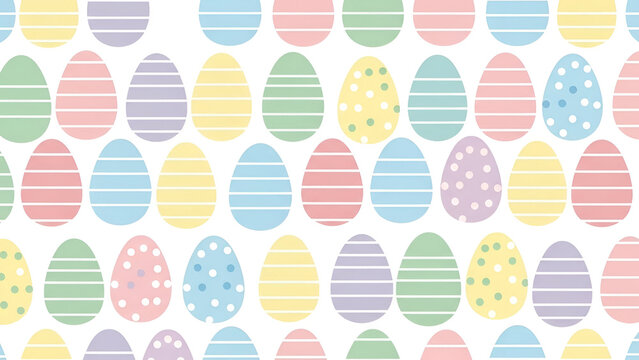 Colorful easter egg pattern - Powered by Adobe