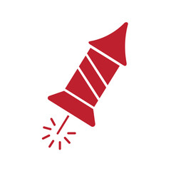 Firecracker Icon - Vector EPS, Celebration Firework Symbol