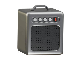 woofer icon 3d illustration render