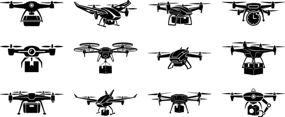 Variety of drone designs and configurations