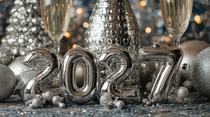 2026 New Years Eve party with champagne and bling. Fun nights with friends and a late night.