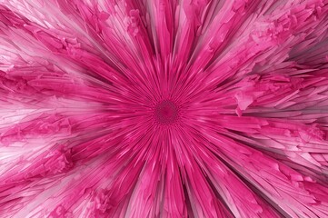 Obraz premium Vibrant pink explosion of abstract energy radiating outward in a dynamic burst