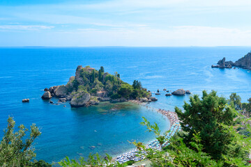 Taormina beach, Sicily Italy