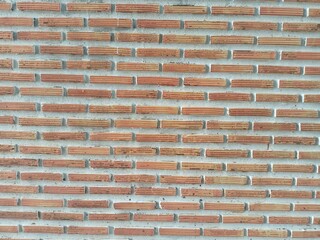 Red Brick Wall Texture with Cement Pattern Background