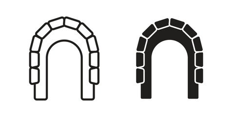 Maxilla icons symbol, logo illustration. Vector graphics set © Hira