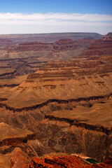 Fototapeta premium Hazy Sky Day At The Grand Canyon Arizona