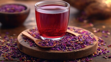 Vibrant herbal drink